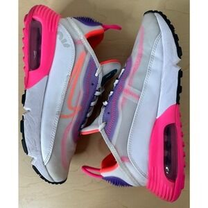 Nike Air Max 2090 CZ1516-100 Twist Hyper Sneaker Size 7.5 Women's Pink Grape